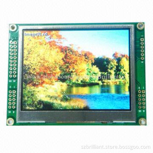 3.5-inch 320x240P TFT LCD Panel, Supports MCU Interface, I2C or 3/4-wire SPII/F, 350CD/M Brightness